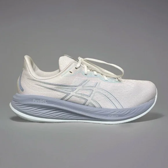 Asics Gel Cumulus 26 Men's Wide Running Shoes White/Cool Grey Size 13 EE - Picture 1 of 16